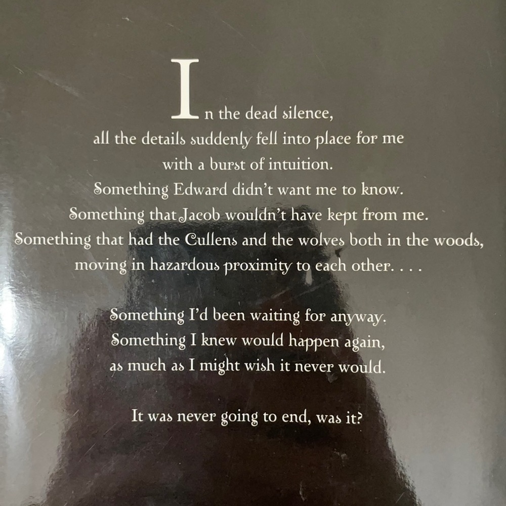 Stephanie Meyer Twilight Saga Part 3 Eclipse Book - Picture 5 of 9
